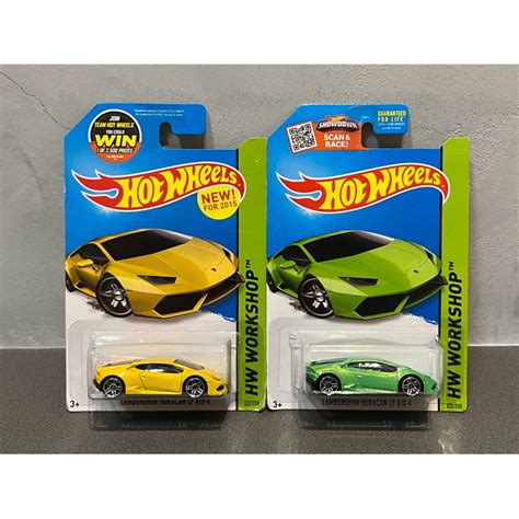初版合售 Hot Wheels 風火輪 Lamborghini Huracan LP 蘭寶堅尼 蝦皮購物