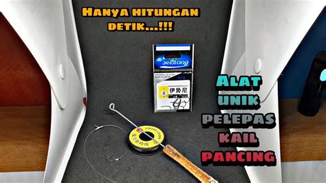 Ide Kreatif Cara Membuat Alat Unik Pelepas Kail Pancing Dari Mulut Ikan