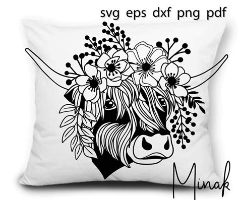 Highland Cow Svg Cut File