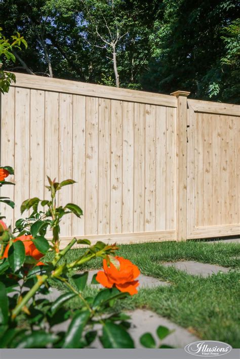 Vinyl Fencing Wood Grain Look At Bambi Foust Blog