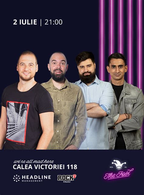 Bilete The Fool Stand up comedy cu Andrei Ciobanu Teo Geo și Florin