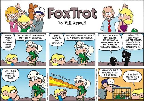 Today On Foxtrot Comics By Bill Amend Dragon Dreaming Foxtrot