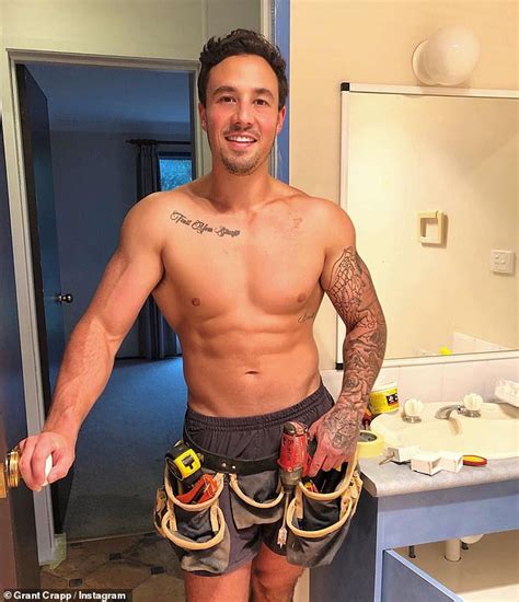 Love Islands Grant Crapp 24 Flaunts His Bulging Muscles In A