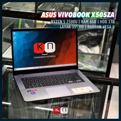 Jual Asus Vivobook X505ZA Ryzen 5 2500U RAM 8GB Radeon Vega 8 Layar 15