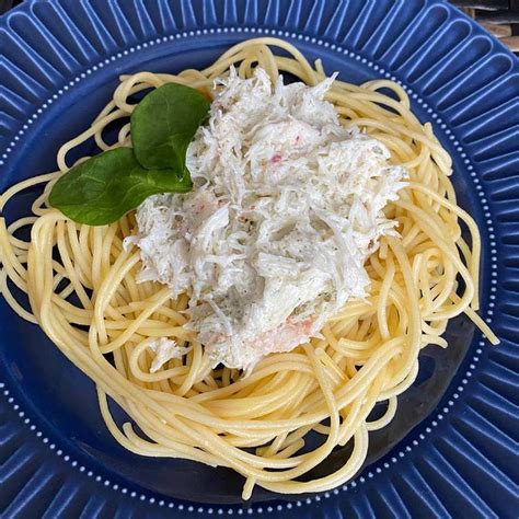 Пошаговый рецепт пасты с крабами