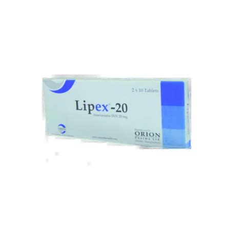 Lipex 20mg Tablet: View Uses, Side Effects, Price from our online ...