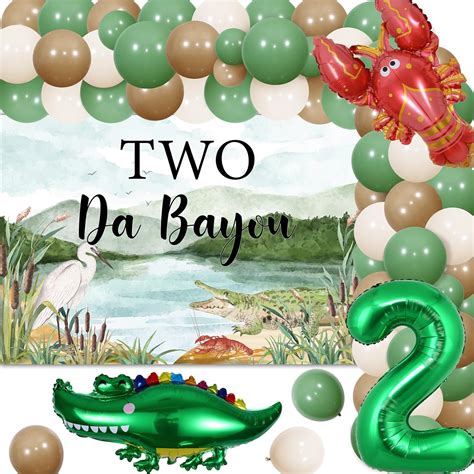 Amazon Wonmelody Two Da Bayou Nd Birthday Party Decor Two Da