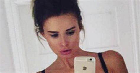 Rhian Sugden Strips To Lacy Lingerie And Stockings For Pin Up Peepshow Daily Star