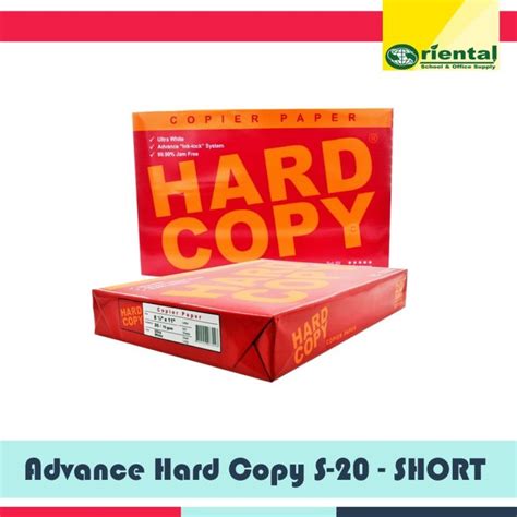 Ream Hard Copy Short A Long Bond Paper Copy Paper Substance