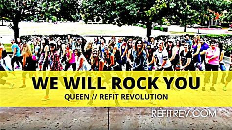 We Will Rock You Queen Fitness Choreography REFIT