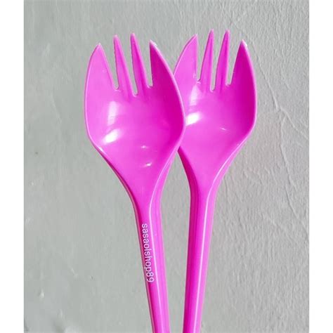 Jual Spork Plastik Sendok Garpu 2in1 Shopee Indonesia