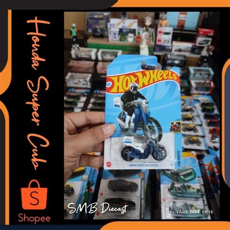 Hot Wheels Honda Super Cub Custom Shopee Malaysia