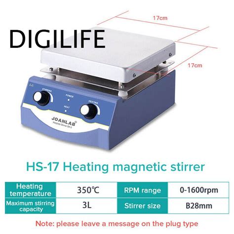 Jual Hot Plate Magnetic Stirrer Joanlab Hs Lab Stirer Magnet Hs Heating Mixer Electric