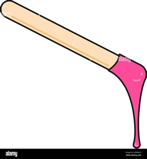 Dripping Hot Wax For Body Hair Waxing In Vector Icon Stock Vector Image Art Alamy