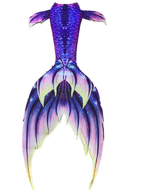 Hot Mermaid Tail With Monofin Girl Women Swimsuit Colorful Cosplay Swimwear Women S Clothing