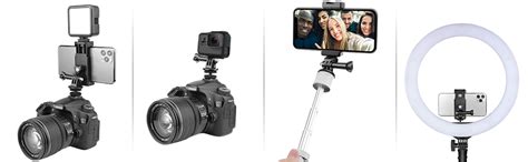 Amazon Anwenk Phone Holder Hot Shoe Mount Adapter With Cold Shoe