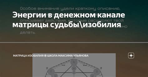 Энергии в денежном канале матрицы судьбы\изобилия | Матрица Судьбы ...