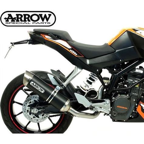 Silencieux homologué Arrow STREET THUNDER Aluminium Dark 51510AON KTM