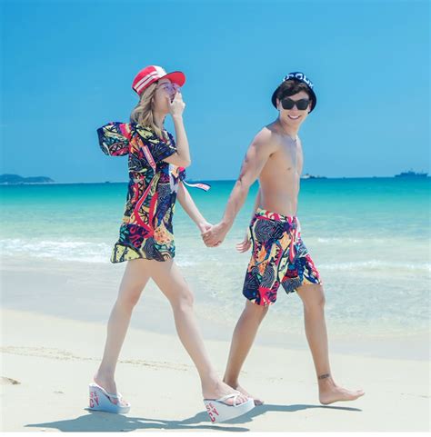 Cặp đôi mới bơi boxer bikini ba mảnh gợi cảm chia thép tấm tụ tập áo tắm nữ quần đi biển đồ đôi