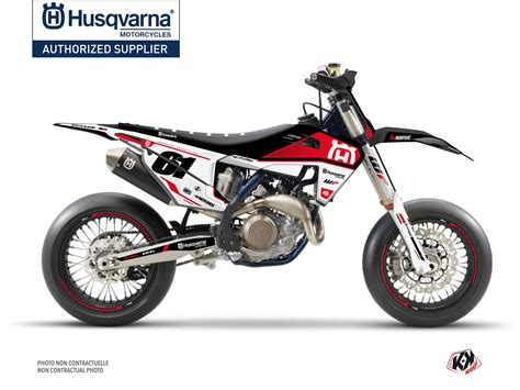 Kit Déco Moto Cross D SKT Husqvarna 450 FS Rouge Kutvek