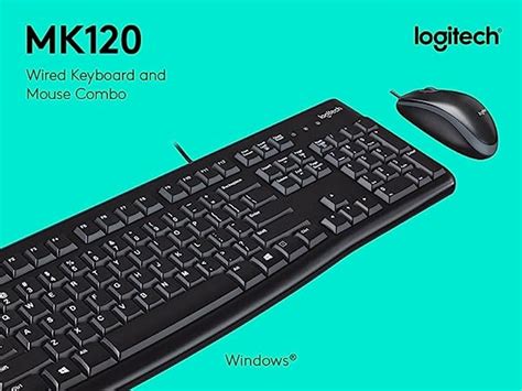 Logitech MK120 Corded Keyboard And Mouse Combo | Psycloud