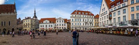 Raekoja Plats Panorama This Is Tallinns Town Hall Square Flickr