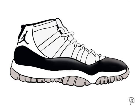 drawing air jordan 1 5