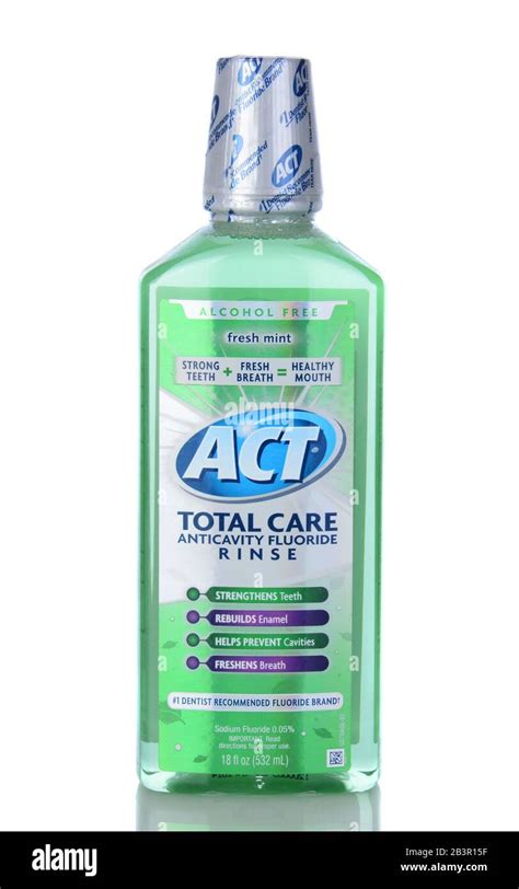 Irvine Ca January A Bottle Of Act Total Care Anticavity