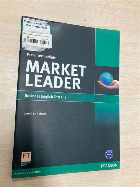 Market Leader 3ed Pre Intermediate Test File УЦІНКА buy at the best