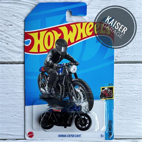 Hot Wheels Honda CB Cafe Blue Hobbies Toys Toys Games On Carousell