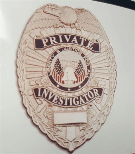 Private Investigator Badge - COPS Products