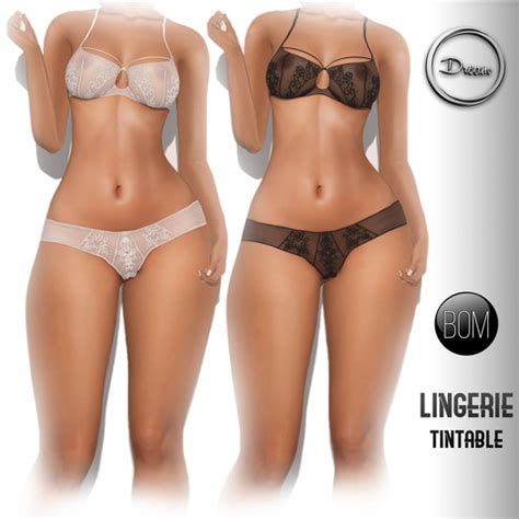 Second Life Marketplace Dream Bom High Quality Lingerie