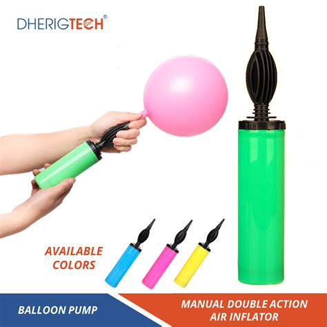 Manual Balloon Pump Hand Held Plastic Balloon Pump Party Birthday