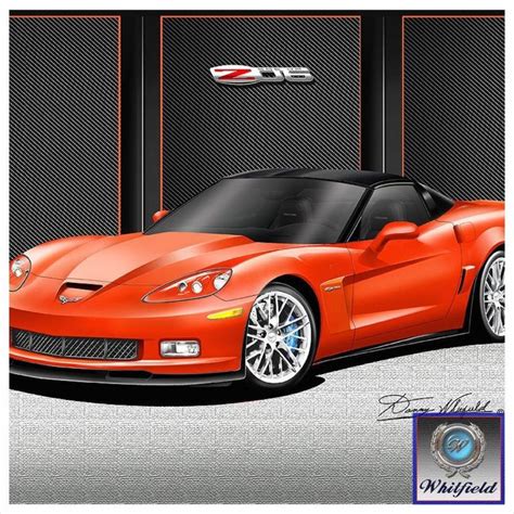 Chevrolet Corvette Art Prints By Danny Whitfield C Etsy