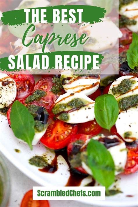 The Best Ever Caprese Salad Recipe Scrambled Chefs