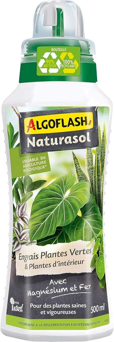 Algoflash Naturasol Engrais Liquide Plantes Vertes Ml Uab