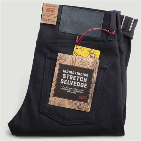 NAKED FAMOUS SuperGuy Indigo X Indigo Stretch Selvedge