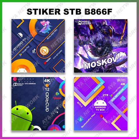 Jual Stiker Stb B866f Stiker Stb Android Tv Shopee Indonesia