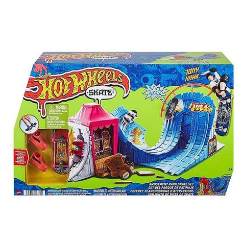 Hot Wheels Skate De Dedo Pista Ultimate Skatepark Tony Hawk Hgt Mattel Carrinho De