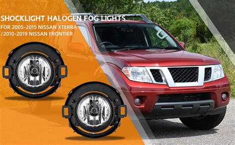 Amazon Shocklight Fog Lights Compatible With 2005 2015 Nissan