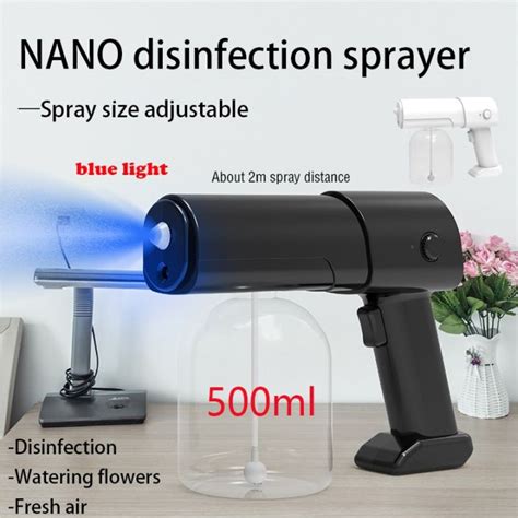 Nano Sprayer Disinfectant Nano Disinfectant Spray Gun 500ml Wireless Spray Gun Sterilizer