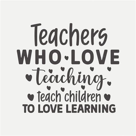 Premium Vector Teachers Who Love Teaching Teach Children To Love Learning