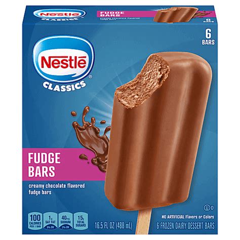 Nestle Fudge Bars, Creamy Chocolate 6 ea | Buehler's