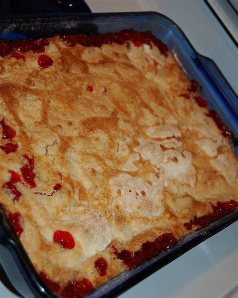 Easy Cherry Cobbler Using Box Cake Mix Recipe Dump Cake Recipe