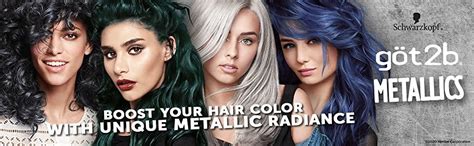 Got2b Metallic Permanent Hair Color, M83 Urban Mauve, 1 Count : Amazon ...
