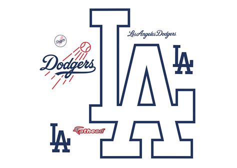 Los Angeles Dodgers Alternate Logo Wall Decal | Shop Fathead® for Los ...