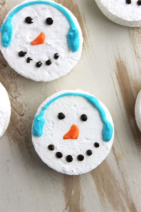 Snowman Marshmallow Hot Cocoa Toppers The Suburban Soapbox
