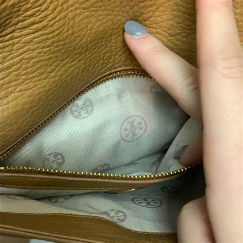 Tory Burch Nude Gold Cross Body Bag Gem