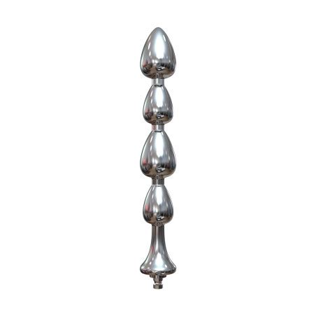 Hismith Cm Metal Anal Plug With Continuous Beads And