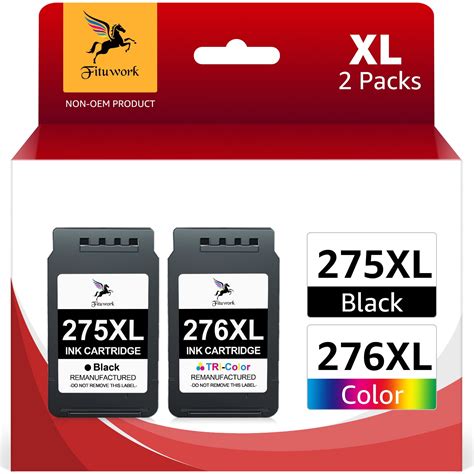 PG 275 XL CL 276 XL Multi Value Pack Compatible For PIXMA TS3520 TS3522